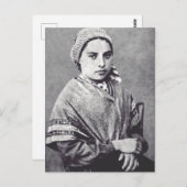 Saint Bernadette Soubirous Postkarte (Vorne/Hinten)