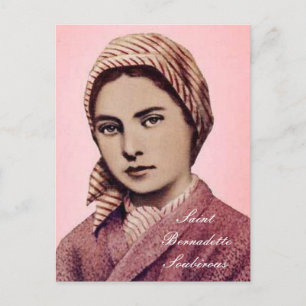 SAINT BERNADETTE SOUBIROUS POSTKARTE