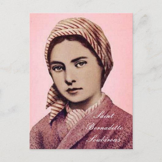 SAINT BERNADETTE SOUBIROUS POSTKARTE (Vorderseite)