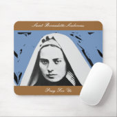 SAINT BERNADETTE SOUBIROUS PRAY FÜR UNS MOUSEPAD (Mit Mouse)