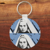 SAINT BERNADETTE SOUBIROUS SCHLÜSSELANHÄNGER (Vorderseite)