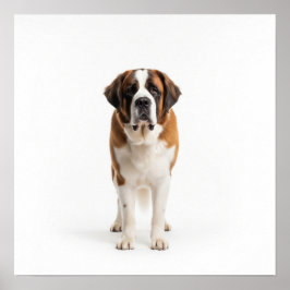 Saint Bernard Art Poster