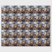 Saint Bernard auf dem Paddle: Ein Landschaftliches Geschenkpapier (Flach)