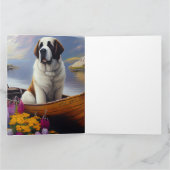 Saint Bernard auf dem Paddle: Ein Landschaftliches Karte (Innenseite)