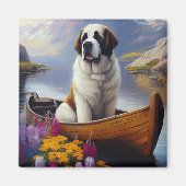 Saint Bernard auf dem Paddle: Ein Landschaftliches Magnet (Vorne)