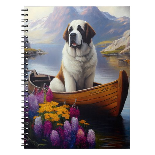 Saint Bernard auf dem Paddle: Ein Landschaftliches Notizblock (Vorderseite)