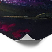 Saint Bernard auf dem Paddle: Ein Landschaftliches Poster (Ecke)