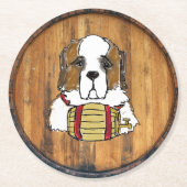 Saint Bernard Barrel Untersetzer (Vorderseite)