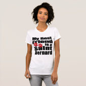 Saint Bernard Best Friend T-Shirt (Vorne ganz)