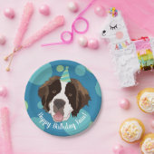 Saint Bernard Birthday Pappteller (Party)