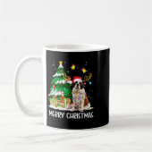 Saint Bernard Christmas Lights Tree Santa Xmas Paj Kaffeetasse (Links)