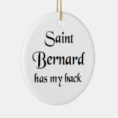 saint bernard coffee mug keramik ornament (Rechts)