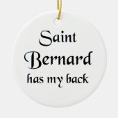 saint bernard coffee mug keramik ornament (Vorne)