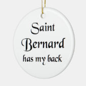 saint bernard coffee mug keramik ornament (Links)