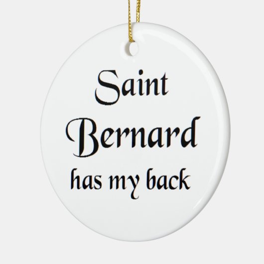 saint bernard coffee mug keramik ornament (Links)