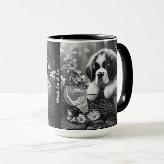 Saint Bernard Coffee Tasse (VorderseiteRechts)