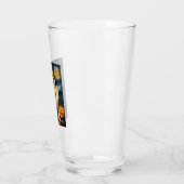 Saint Bernard Cute Dog Halloween Jack O Lantern Pu Glas (Links)