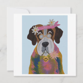 Saint Bernard  Dankeskarte