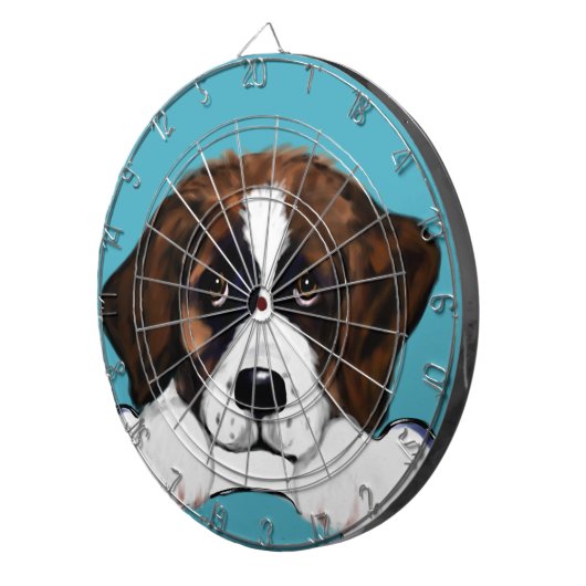 Saint Bernard Dartscheibe (Vorderseite rechts)