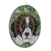 Saint Bernard Dartscheibe (Vorderseite Links)