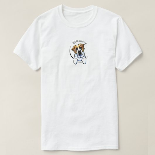 Saint Bernard Das alles über mich T-Shirt (Design vorne)