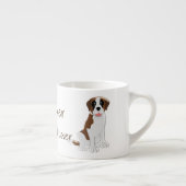 Saint Bernard Design Personalisiert Espressotasse (Rechts)