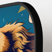 Saint Bernard Dog Animal Pickleball Schläger (Linke Seite)