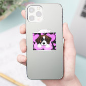 SAINT BERNARD DOG AUFKLEBER (Telefon)