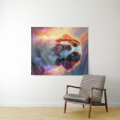 Saint Bernard Dog Frische Pasta machen Wandteppich (Beispiel (Horizontal))