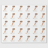 Saint Bernard Dog Geschenkpapier (Flach)