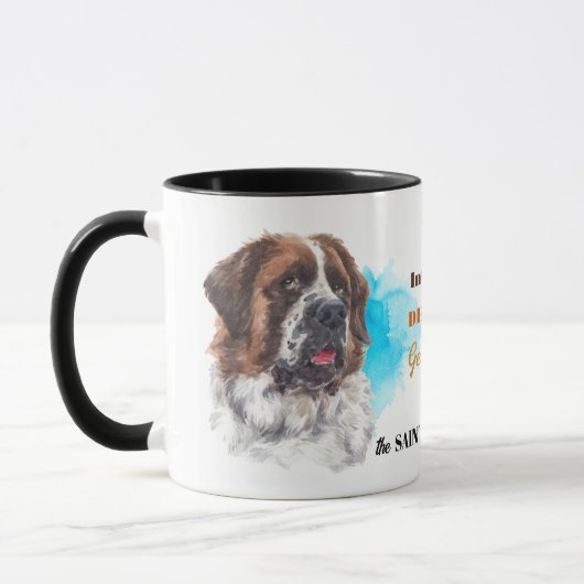 Saint Bernard Dog Loyal Friend Tasse (Links)