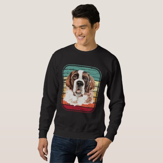 Saint Bernard  Dog Mom or Dad St Bernard Sweatshirt (Vorne ganz)