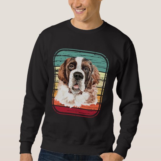 Saint Bernard Dog Mom or Dad St Bernard Sweatshirt (Vorderseite)