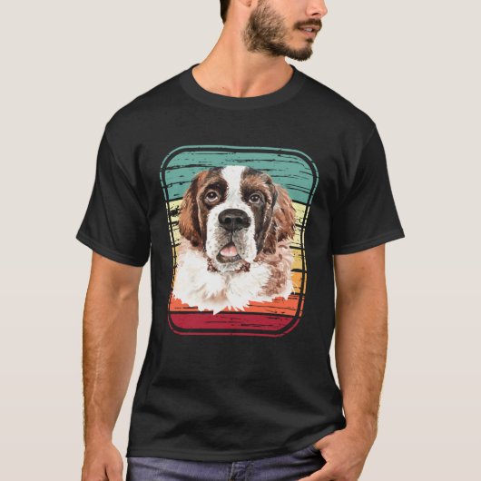 Saint Bernard Dog Mom or Dad St Bernard T-Shirt (Vorderseite)