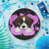 SAINT BERNARD DOG PAPPTELLER (Party)