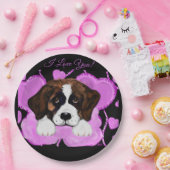 SAINT BERNARD DOG PAPPTELLER (Party)