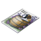 Saint Bernard Dog Personalisiert Notizblock (Linke Seite)