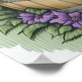 Saint Bernard Dog Poster (Ecke)