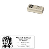 Saint Bernard Dog Rücksendeadresse Gummistempel (Stempel)