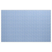 Saint Bernard Dog Silhouette Pet Light Blue Stoff (Yard (91,4 cm))