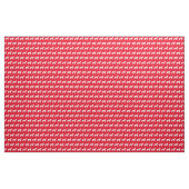 Saint Bernard Dog Silhouette Pet Red Stoff (Yard (91,4 cm))
