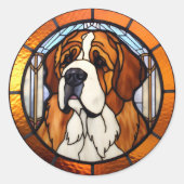 Saint Bernard Dog Sticker Pack (Vorderseite)