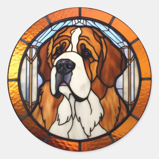 Saint Bernard Dog Sticker Pack (Vorderseite)