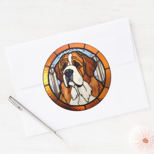 Saint Bernard Dog Sticker Pack (Umschlag)