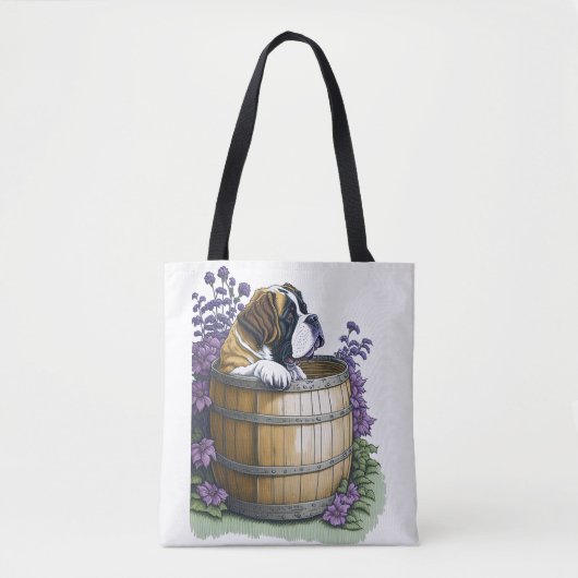 Saint Bernard Dog Tasche (Vorderseite)