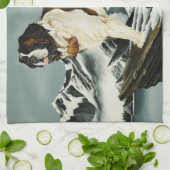 Saint Bernard Dog Zwarf Fantasy Geschirrtuch (Gefaltet)