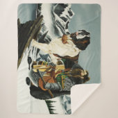 Saint Bernard Dog Zwarf Fantasy Sherpadecke (Vorderseite)