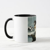 Saint Bernard Dog Zwarf Fantasy Tasse (Links)
