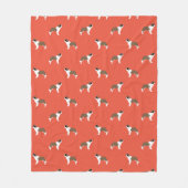 Saint Bernard Dogs Pattern Fleecedecke (Vorderseite)