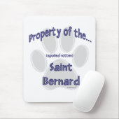 Saint Bernard-Eigentum Mousepad (Mit Mouse)